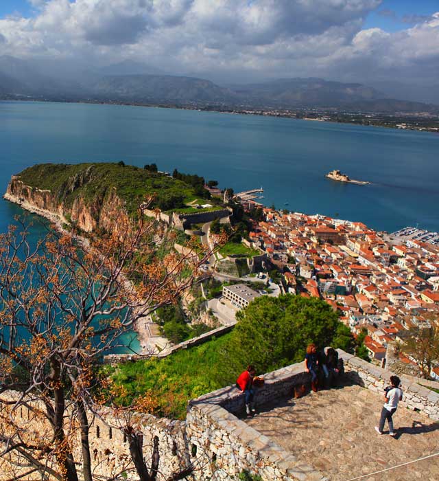 View of Nafplio from the Palamidi